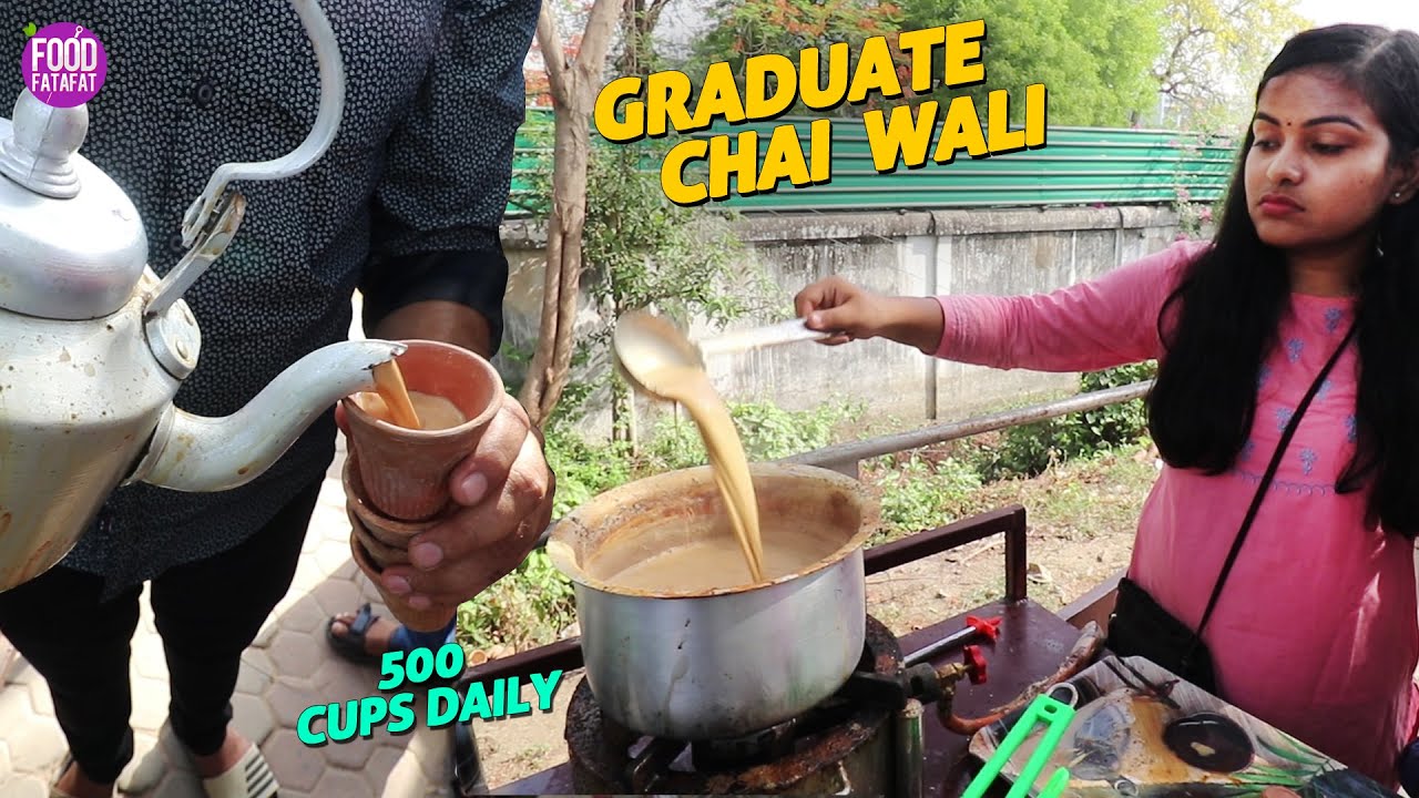 Graduate Chai Wali ने मचा दिया धमाल, दिवाने हो गए लोग | 500 Cups Daily😳😳 | Street Food Patna Bihar