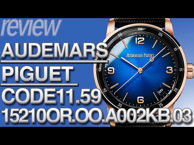 Audemars Piguet CODE11.59 Pink Gold Blue Lacquer #Watch Review