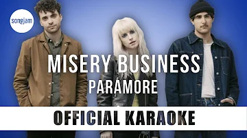 Paramore - Misery Business (Official Karaoke Instrumental) | SongJam