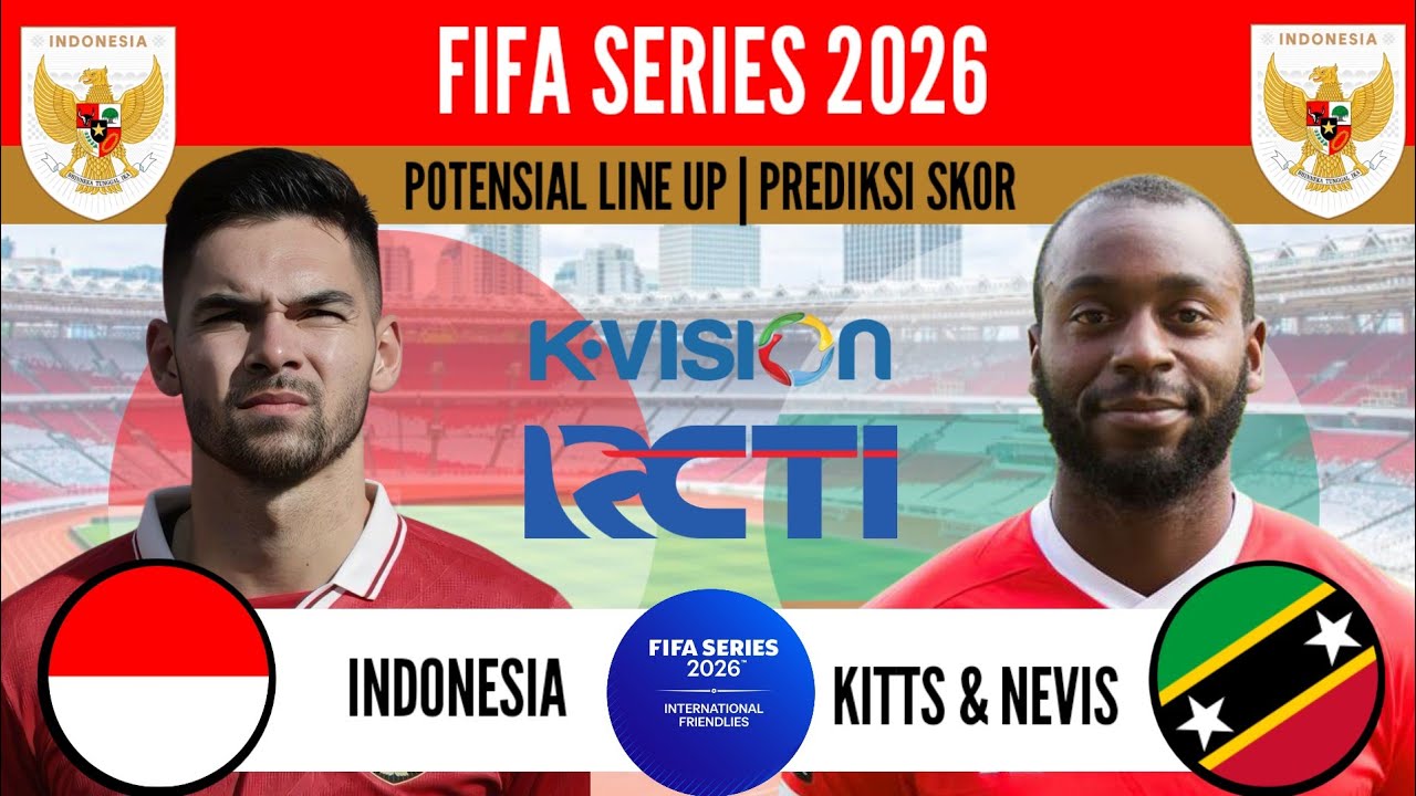 PREDIKSI SKOR‼️Indonesia Vs Saint Kitts & Navis Pada FIFA Series 2026