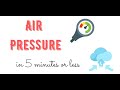 Air Pressure Quiz