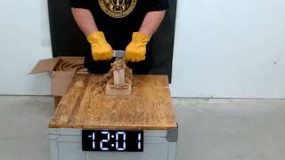 Busse Combat Knife Company Record Setting Rope Cutting at 3,725 Cuts