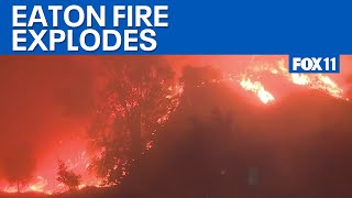 Eaton Fire explodes in Altadena; evacuations ordered