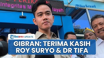 Wapres Gibran: Terima Kasih Roy Suryo dan dr Tifa Sudah Ziarah & Doakan Kakek dan Nenek Saya