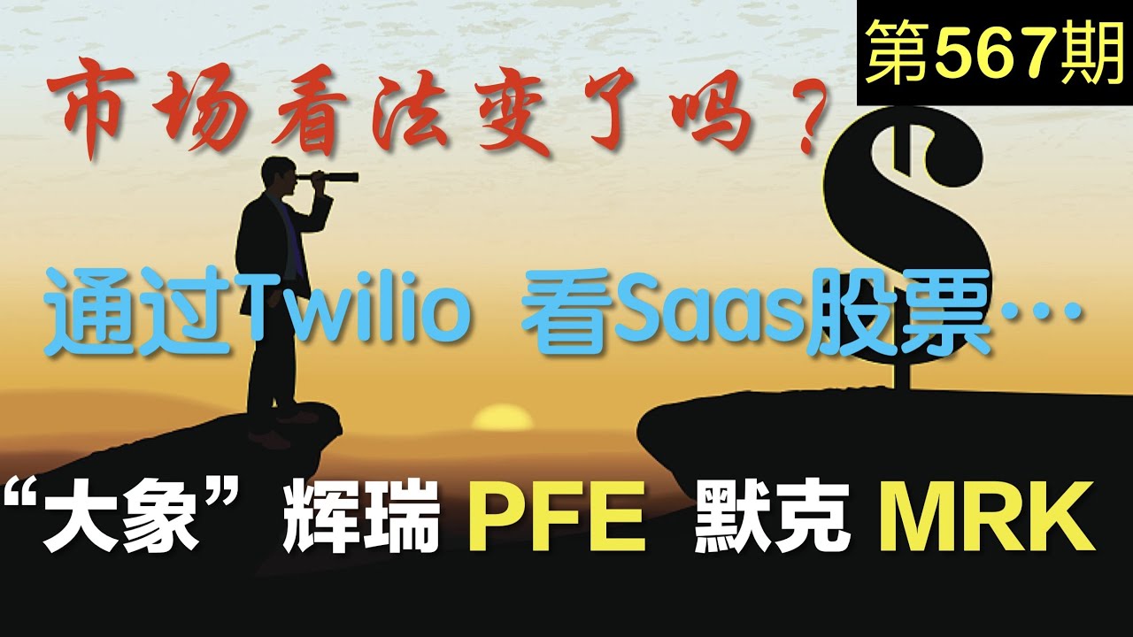 第567期❓ ❗️ 市场看法变了吗？➟ ➠ 通过Twilio 看SaaS 股票... ➟ ➠ “大象” 辉瑞（PFE）～默克（MRK）更新.  💝11月股市请对我好一点... 同意的都点个赞吧...💝