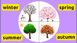 Seasons for kids | Vocabulary | 4 Seasons with Game by Interesting English 2,099 views 2 months ago 3 minutes, 52 seconds