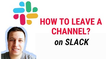 SLACK - how to leave a channel?