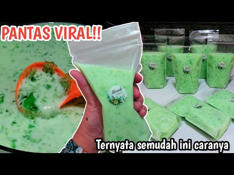 Cara Membuat Es Lumut PANTAS VIRAL!! TINGGAL MASAK CAMPUR ES BATU JADINYA BIKIN NAGIH!! RESEP ES KANTONG LUMUT MELON - YouTube