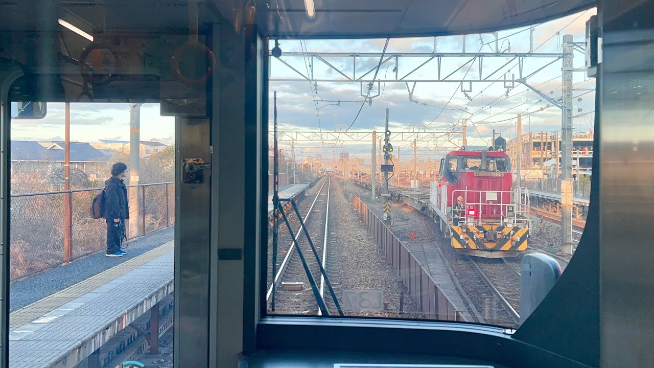 【夕方の山陽本線】227系Urara   普通 岡山行き　倉敷〜岡山　前面展望