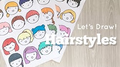Let's Draw : 30+ Cute Kawaii Hairstyles for Girls & Boys | Doodle with Me - Durasi: 8.08. 