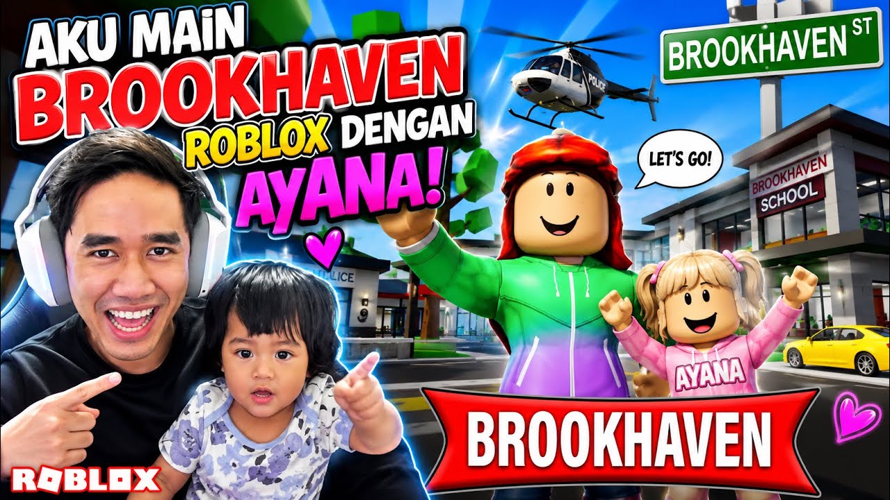 AKU MAIN BROOKHAVEN DENGAN AYANA 😂