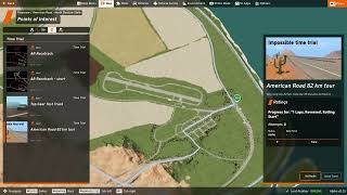 Map Overview of Time Trials - American Road - North Barstow State - BeamNG.drive Map Overview of Time Trials - American Road - North Barstow State - BeamNG.drive