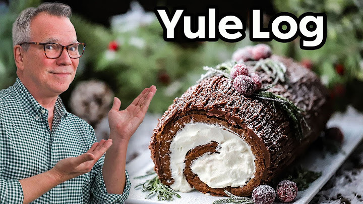 Learn How to Make a Classic Yule Log (Bûche de Noël)