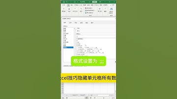 Excel技巧隐藏单元格所有数据 #excel #learnexcel #exceltips #learnexcelfree #microsoft #learnexcelonline