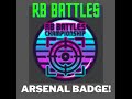 [EVENT] How to get ARSENAL BADGE in RB BATTLES SEASON 3! (Roblox)