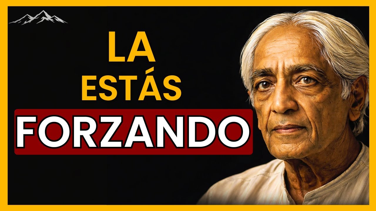 ¿Por qué intentar callar la mente la mantiene inquieta? | Krishnamurti