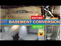 BASEMENT DIG OUT FROM SCRATCH. Time Lapse of finished en-suite bedroom, conversion & renovation UK