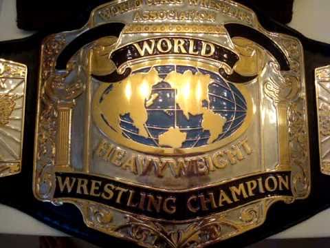 Real WCCW / WCWA Heavyweight Championship Belt