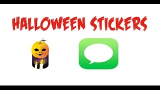 iOS10 iMessage Halloween Stickers!!! screenshot 5