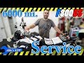 BMW F800GS 6000 miles service step by step