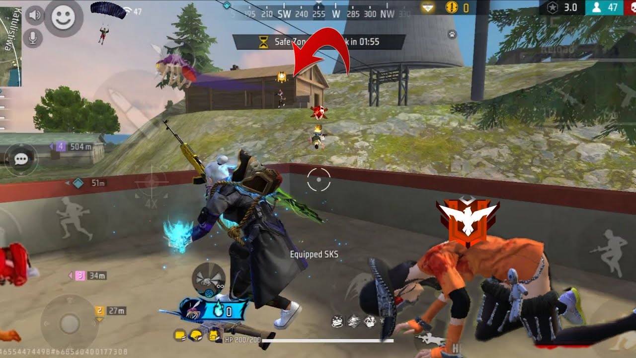 RENK PUSH HEROIC TOO GRANDMASTER 👑.  || 4 VS 4  renked match #freefire #vlog #yuvi gaming 18 