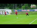 Erste Trainingseinheit im Trainingslager in Seefeld 2018