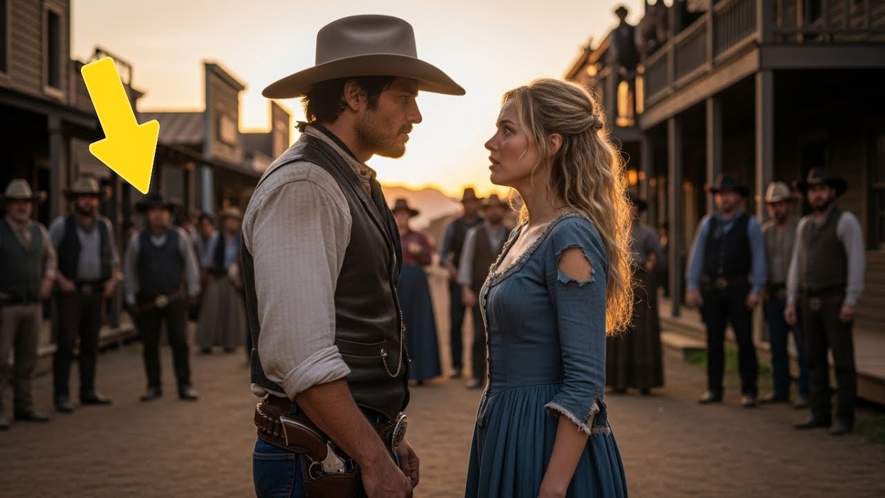 Grad se okupio da gleda njezino poniženje, a kauboj je rekao Onda gledajte kako je ženim