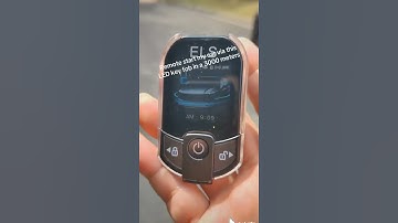 Remote start car via this LED key fob in a 3000meters #caralarm b2b #carmodification #manufacturing
