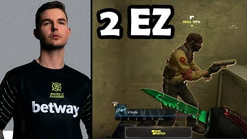 DEVICE EZ PISTOL 4K FOR NIP!!! S1MPLE LOVES TO KNIFE!!! - CS:GO Twitch Clips & Highlights