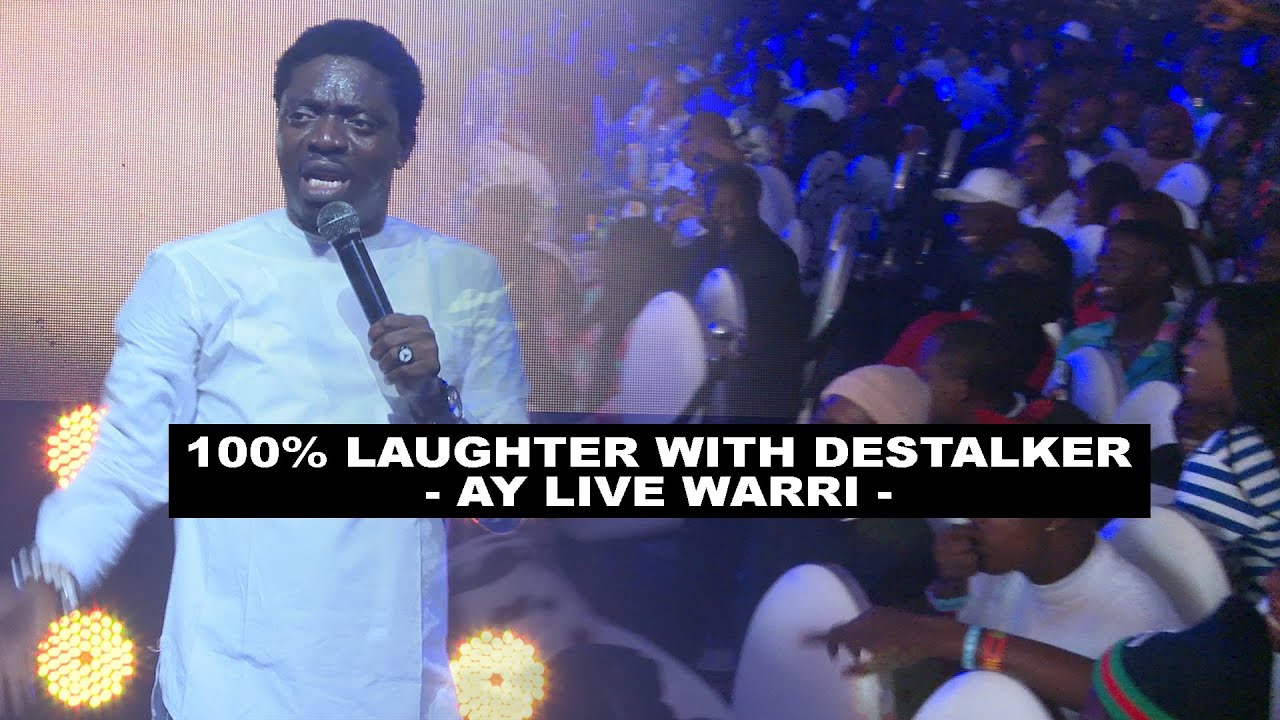 ⁣100% Laughter with Destalker - AY Live in Warri