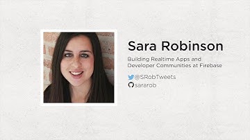 Sara Robinson: Building Realtime Apps and Developer Communities at Firebase | JS.LA June 2014