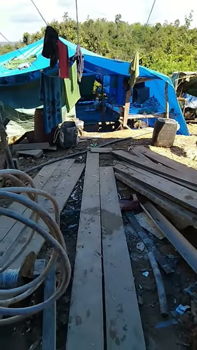 Begini lah cara kami mencari sesuap nasi,kerja tambang urad emas,sehari2 hidup kami di dalam