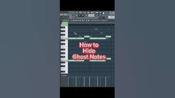 Fl Studio Ghost Notes Hide Tutorial #shorts #feedshorts #flstudio #flstudiotutorial