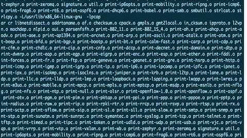 Tcpdump - Installation