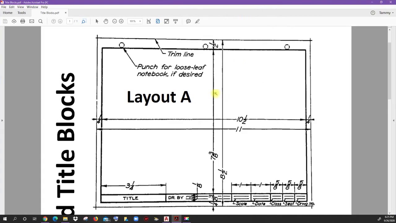 Layout A Title Block - YouTube