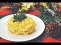 Слоеный салат с курицей