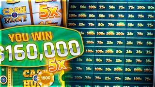 MOST INSANE - CASH HUNT - Huge Crazy Time WIN ( $160,000+ )