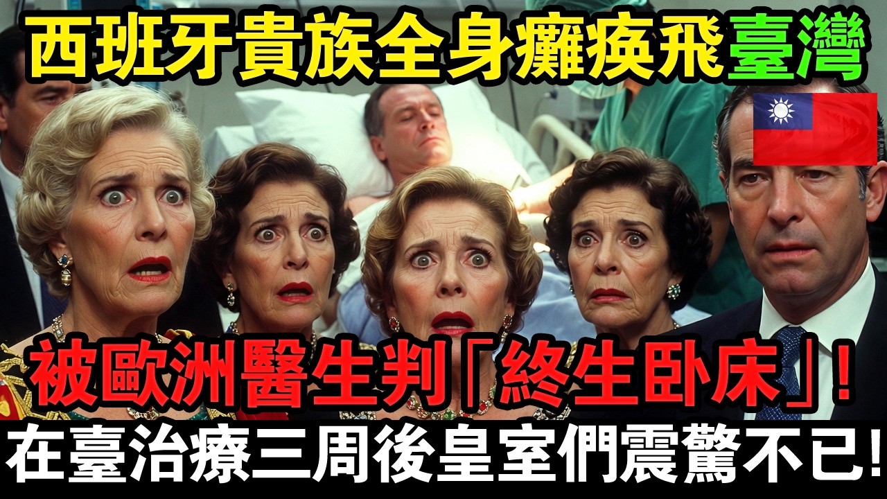 西班牙貴族繼承人因意外全身癱瘓，被歐洲醫生判「終生臥床」！飛到台灣僅三週，就發生讓整個馬德里皇室震驚的奇蹟轉變！#taiwan #台灣 #台灣故事 #台灣文化 #台灣科技 #台灣經濟