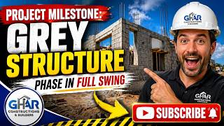 Project Milestone: Grey Structure Phase in Full Swing#constructionexcellence #islamabadconstruction