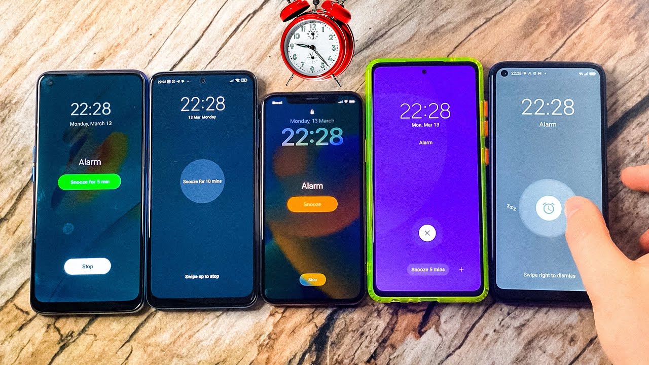 Power ON, Timer OFF \u0026 Alarm Clock 9 phones Iphone X,Galaxy Z Fold3, Z Flip3, Xiaomi,OPPO \u0026 Blackview