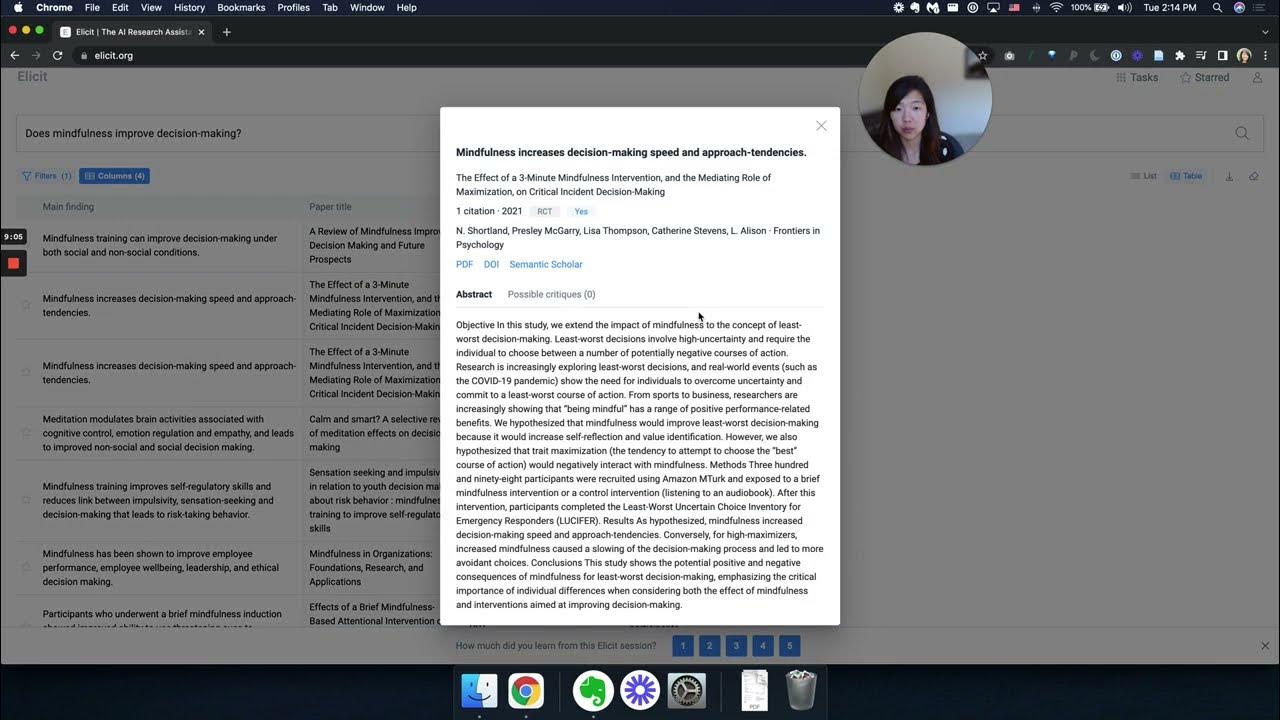 How to use Elicit for topics that have lots of research - YouTube
