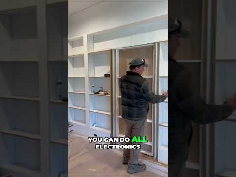 Secret room reveal: building a hidden murphy door in charlotte nc!