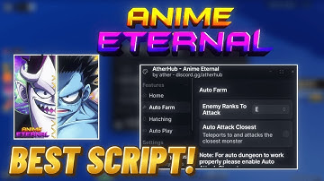 How I Got OP Fast In Anime Eternal With This Script!