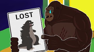 King Kong LOST Baby Godzilla - POOR BABY GODZILLA LIFE | So Sad Story But Happy Ending Animation