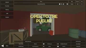 Unturned Server Open to the Public! Come Join us!