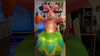 Gemmy 2005 6Ft Animated Pop-Up Bunny Easter Inflatable