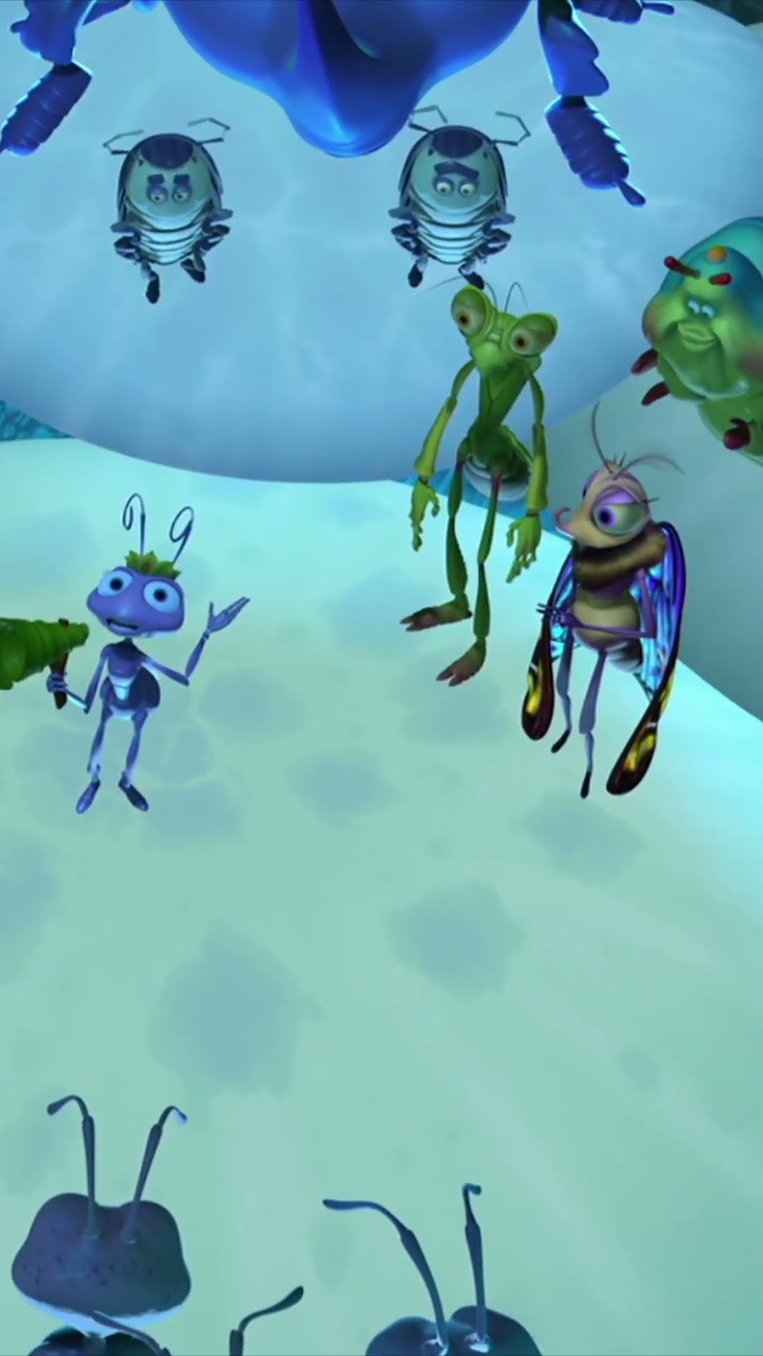 ? Brave Ants Unite Against Grasshoppers! | A Bug's Life | Disney Kids