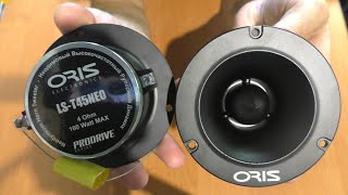 Рупорный твитер Oris Electronics LS T45NEO с отличным звуком и чувствительностью