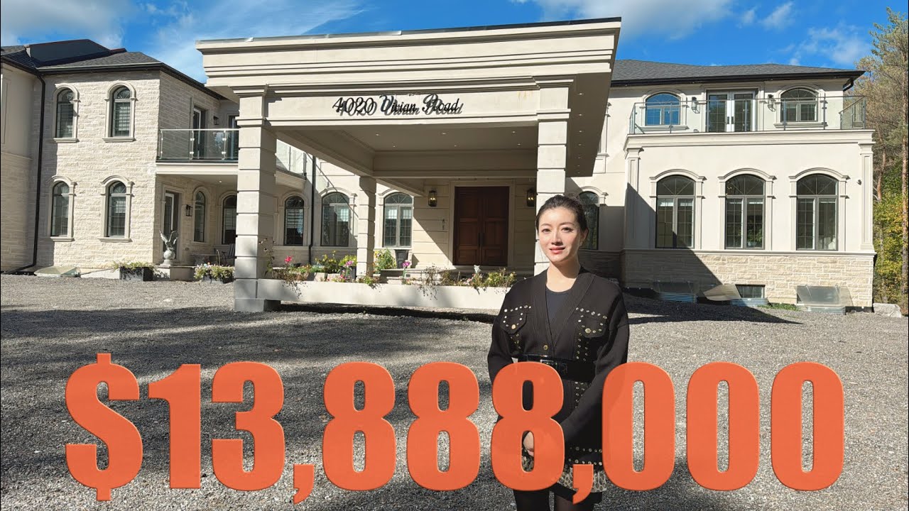 4K【Lily Hu】Luxury Mansion with 18,200 sq ft of living space and 26 acres land with horse trail