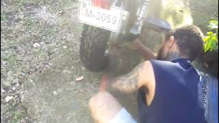 Suzuki S50 800cc rear tire & tube replacement🇧🇿